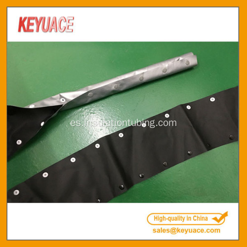 Envoltura de apantallamiento de señal de papel de aluminio de botón de PVC